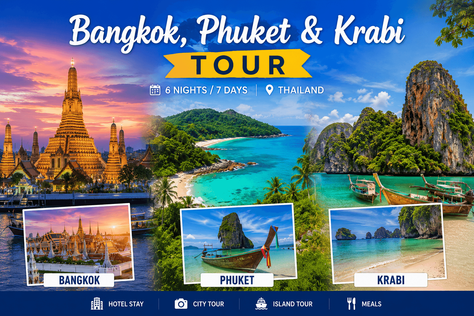 Bangkok, Phuket & Krabi