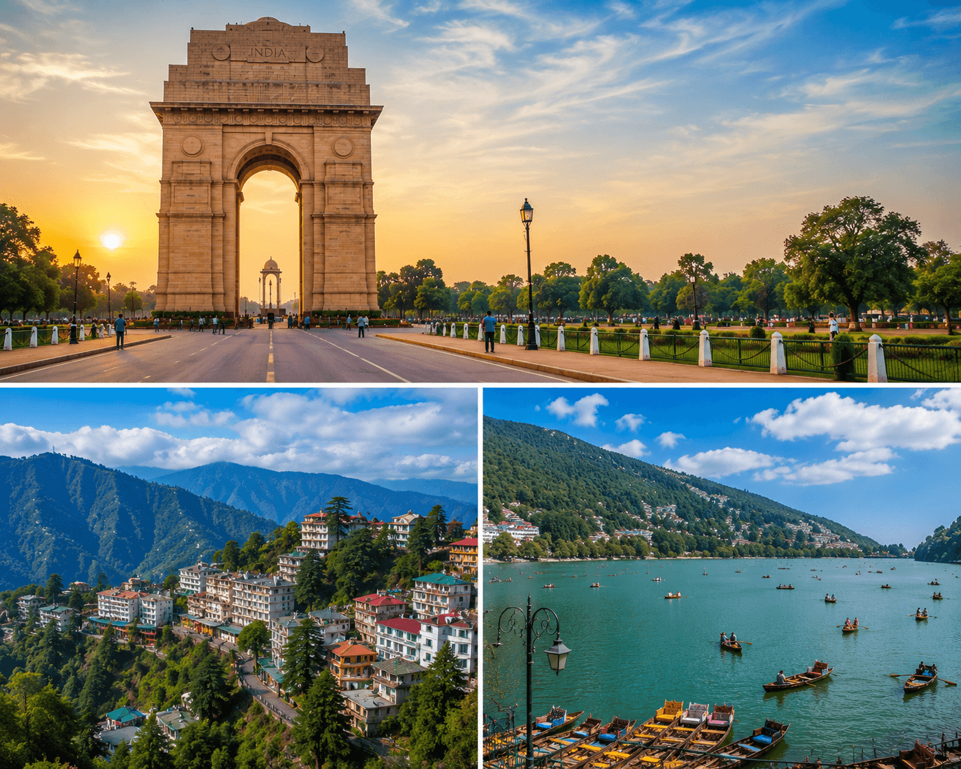 Delhi – Mussoorie – Nainital – Agra Tour Package