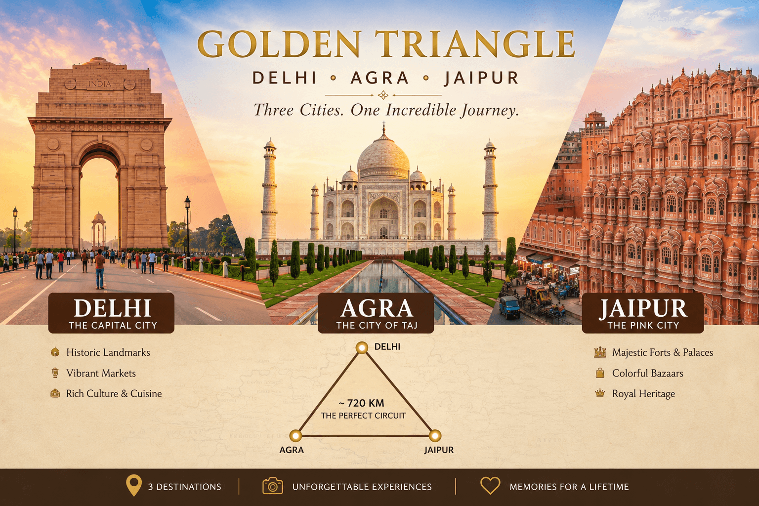 Golden Triangle (DELHI, AGRA & JAIPUR)